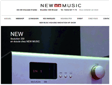 Tablet Screenshot of newmusic.be
