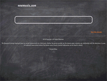 Tablet Screenshot of newmusic.com