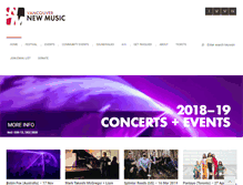 Tablet Screenshot of newmusic.org